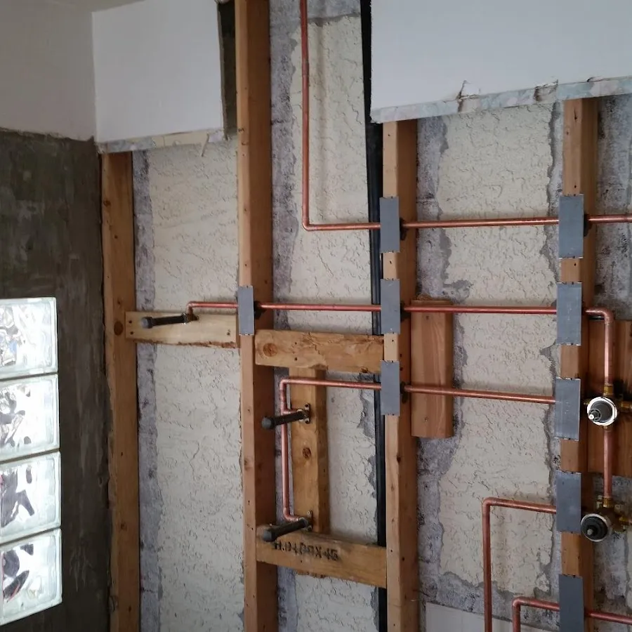Copper pipe installation for Burst Pipe Repair in Dallas